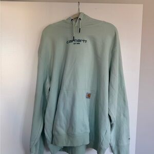 Carhartt Mint Green Sweatshirt with Logo